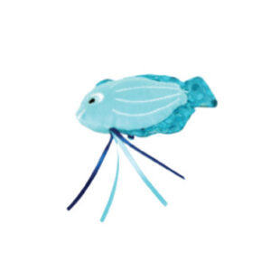 Be one breed blue fish cat toy