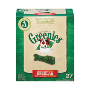 Greenies treat tub pak regular 27 oz