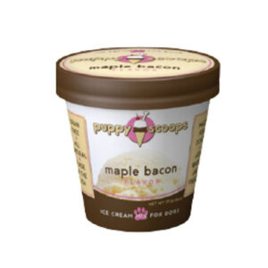 Puppy cake maple bacon ice cream mix
